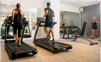 Technogym equipped gym
